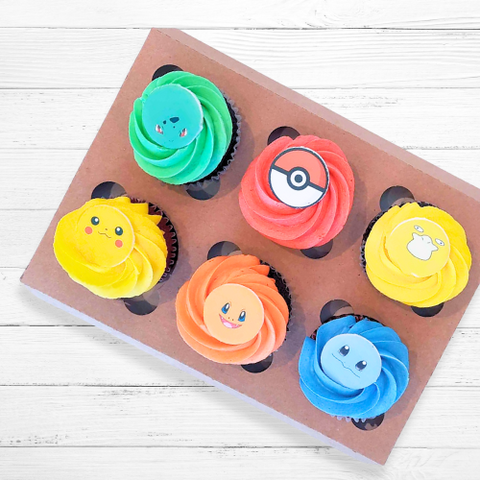 Assortiment Cupcakes Pokémon - Les Glaceurs