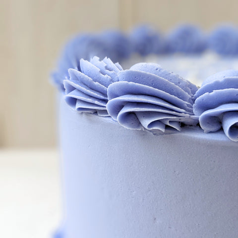 Gâteau Monochrome bleu - Les Glaceurs