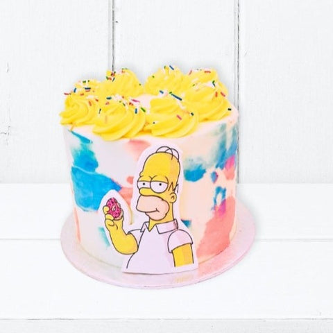 Gâteau Simpson - Les Glaceurs