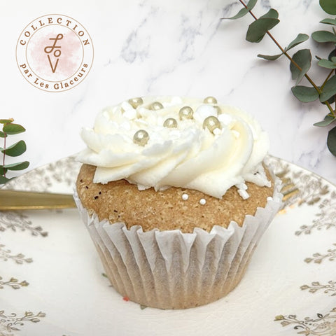 Cupcake Végane Vanille | LOV X Les Glaceurs