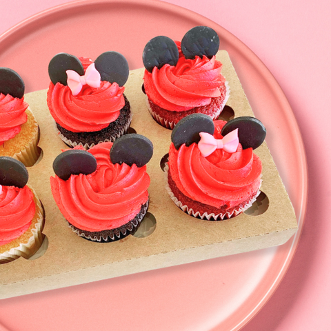 Assortiment Cupcakes Minnie & Mickey - Les Glaceurs