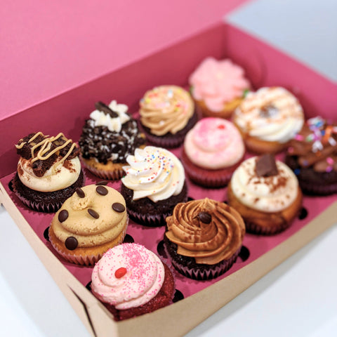 Boîte de 12 cupcakes - Les Glaceurs