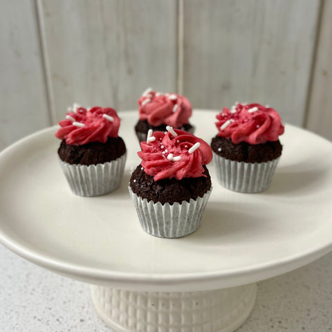 Mini Cupcakes Choco-Framboise - Les Glaceurs