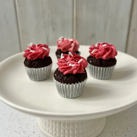 Mini Cupcake Choco-framboise - Les Glaceurs