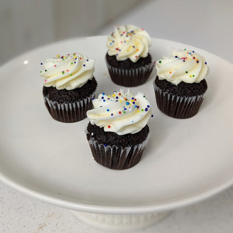 Mini cupcakes choco vanille - Les Glaceurs