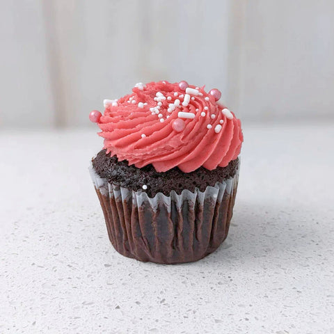 Cupcake Choco-framboise - Les Glaceurs