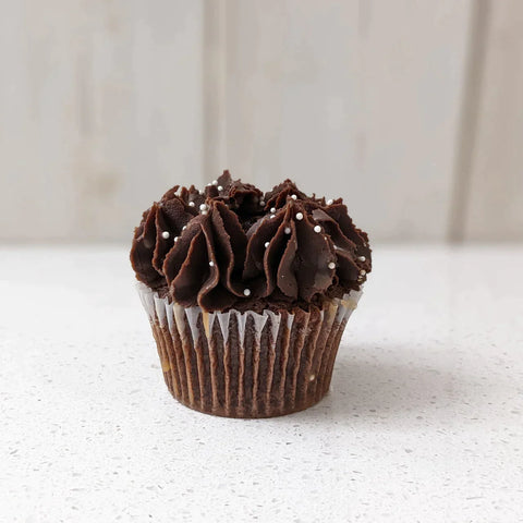 Cupcake Choco-ganache caramel salé - Les Glaceurs