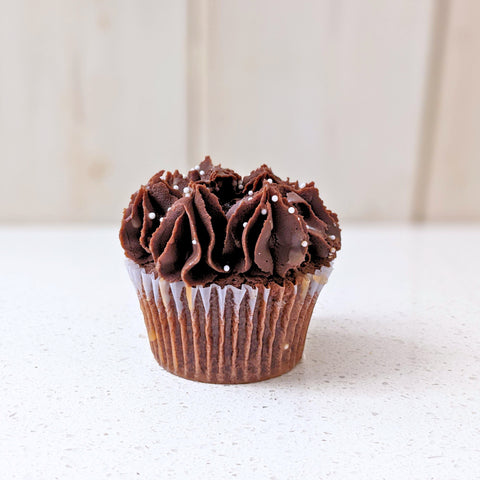 Cupcake Choco-Ganache Caramel Salé - Les Glaceurs