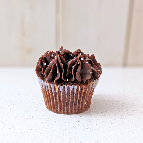 Cupcake Choco-ganache caramel salé - Les Glaceurs