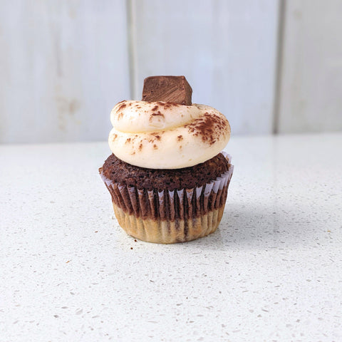 Cupcake Choco-Ganache Caramel Salé - Les Glaceurs