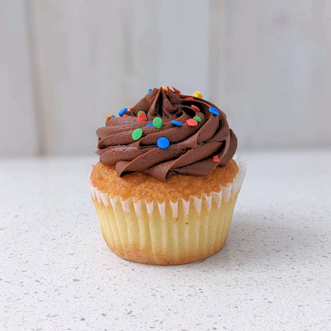 Cupcake Vanille Choco - Les Glaceurs