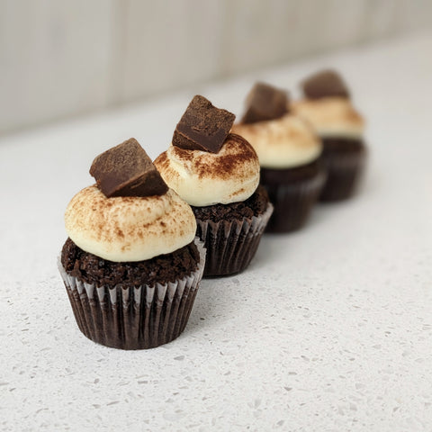 Mini cupcakes marbré au fudge - Les Glaceurs