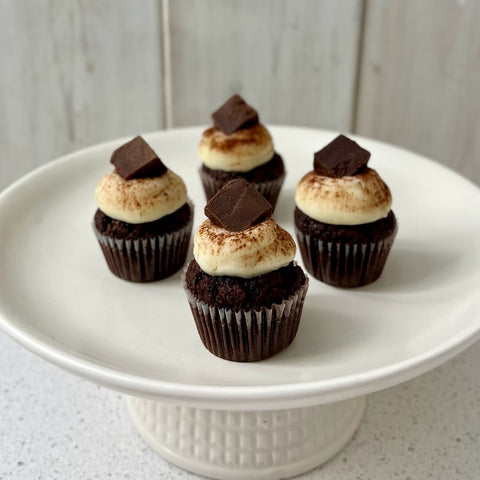 Mini cupcakes marbré au fudge - Les Glaceurs