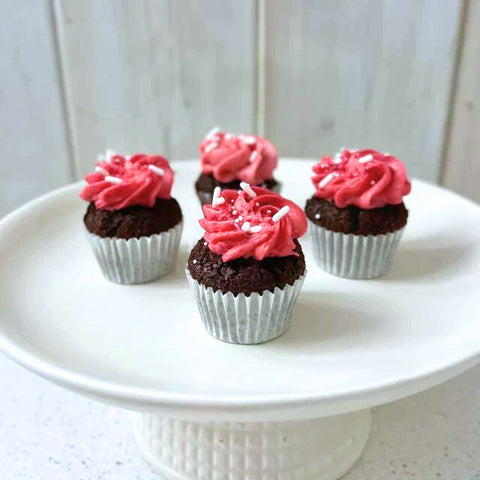 Mini Cupcakes Choco-Framboise - Les Glaceurs