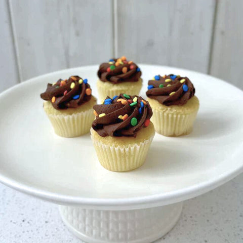 Mini Cupcakes Vanille Choco - Les Glaceurs