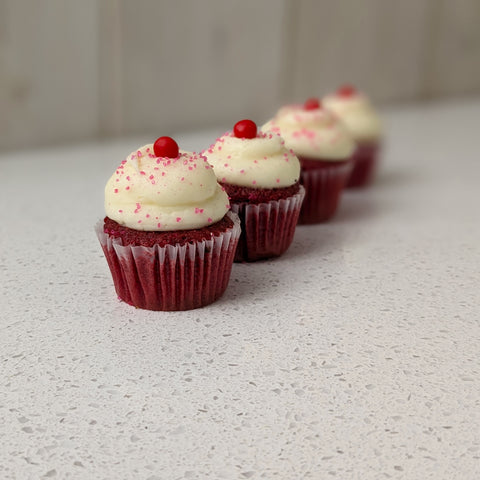 Mini cupcakes red velvet - Les Glaceurs