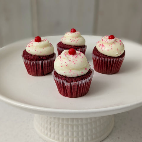 Mini cupcakes red velvet - Les Glaceurs