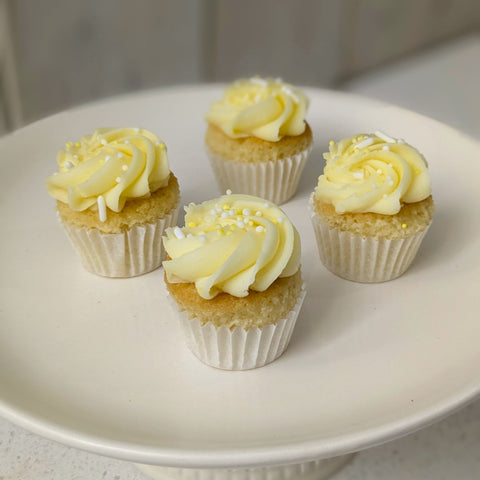 Mini Cupcakes Vanille Citron - Les Glaceurs