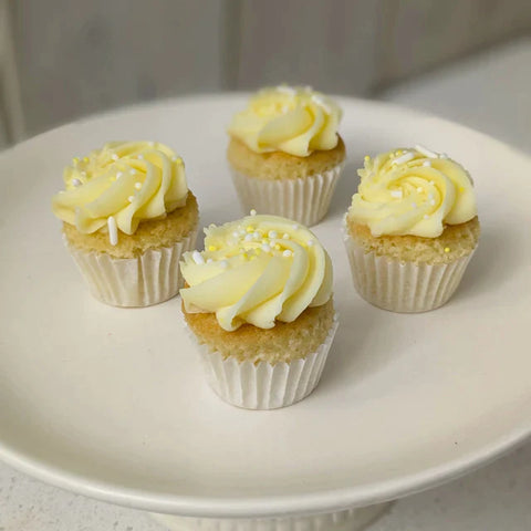 Mini Cupcake Vanille Citron - Les Glaceurs
