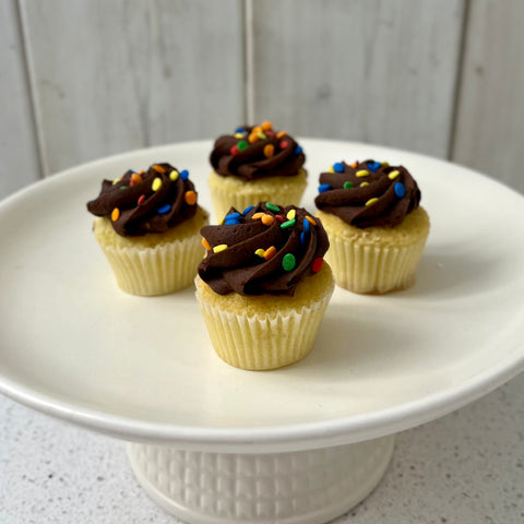 Mini Cupcakes Vanille Choco - Les Glaceurs