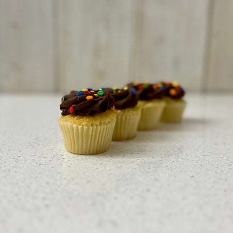Mini Cupcakes Vanille Choco - Les Glaceurs
