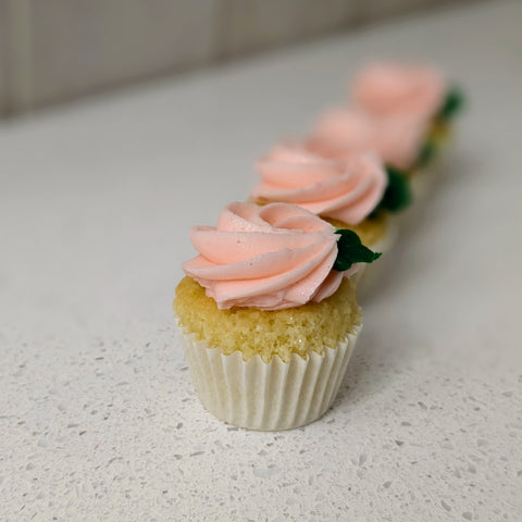 Mini cupcakes vanille classique - Les Glaceurs