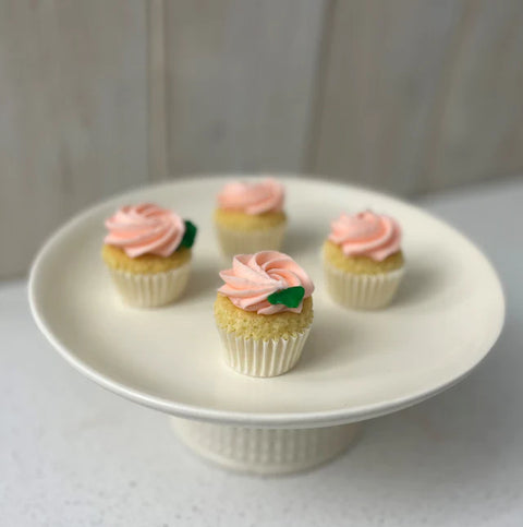 Mini Cupcake Vanille Fraise - Les Glaceurs
