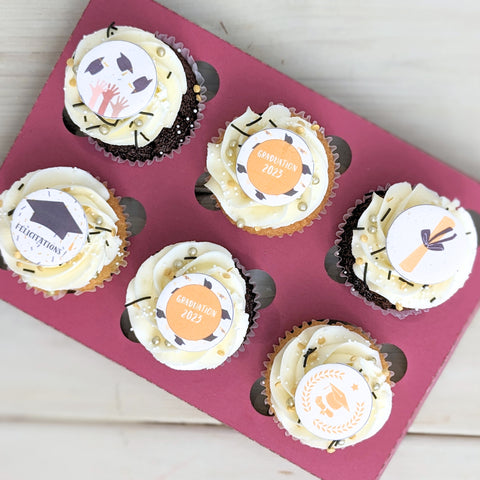 Assortiment Cupcakes Graduation - Les Glaceurs