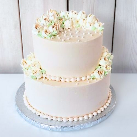 Gâteau Mariage - 2 étages - Les Glaceurs