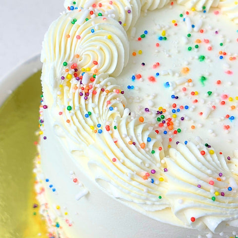 Vegan Vanilla Party Cake / Lactose Free / Egg Free