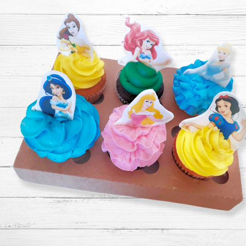 Assortment of Princess Cupcakes