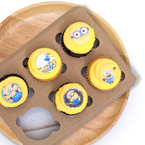 Assortiment Cupcakes Minion - Les Glaceurs