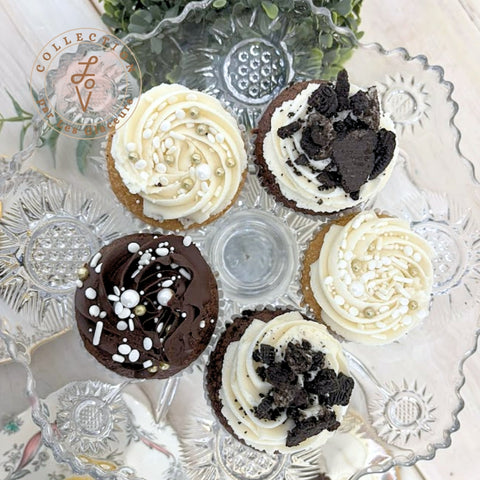 Boîte de 6 Cupcakes saveurs assorties Véganes | LOV X Les Glaceurs