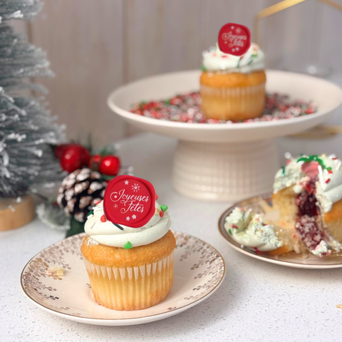 Cupcake Pistache Fondant à la framboise