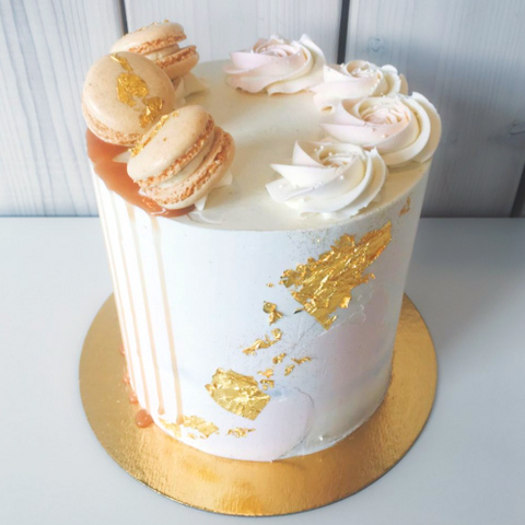 Gold Leaf Cake