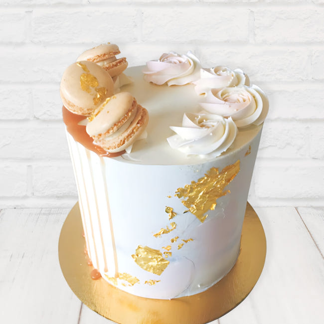 Feuille D’or Comestible – 6 Bouteilles, Décor Pour Gâteaux, Chocolats, Desserts – Sécurité Alimentaire - 1