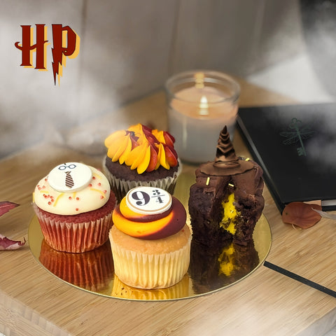 Assortiment de 4 cupcakes Harry Potter ⚡