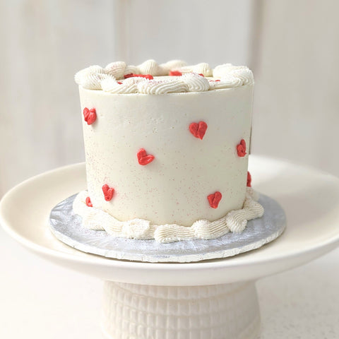Little hearts cake