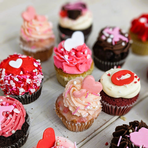 Valentine's Day box - 6 cupcakes