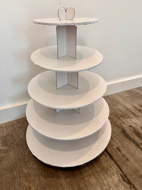 5-tier disposable tray