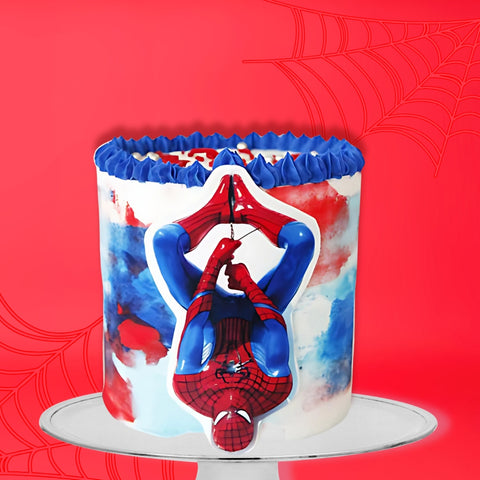 Spider man cake