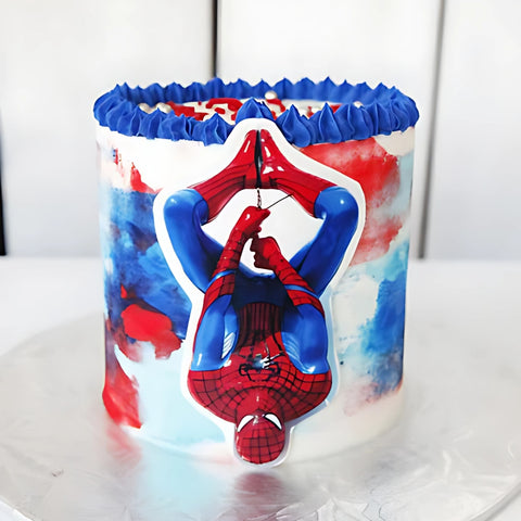 Spider man cake