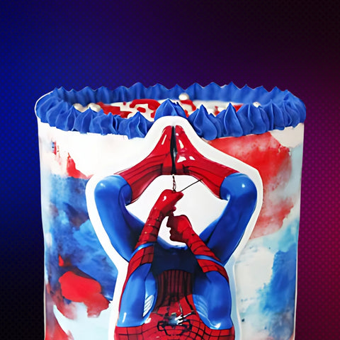 Spider man cake