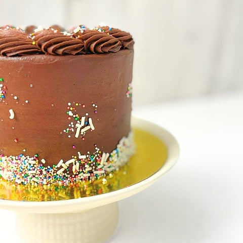 Vegan Chocolate Party Cake / Lactose Free / Egg Free