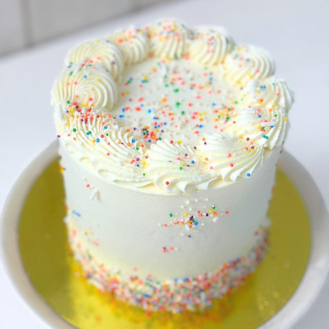 Vegan Vanilla Party Cake / Lactose Free / Egg Free